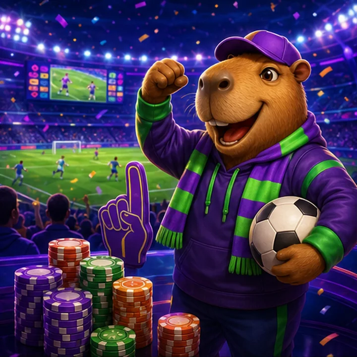 Capybara im Fußballstadion